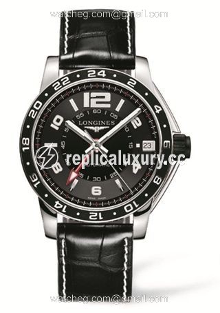 Longines Admiral GMT Black L3.668.4.56.0
