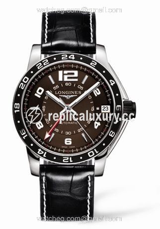 Longines Admiral GMT Brown L3.668.4.66.2