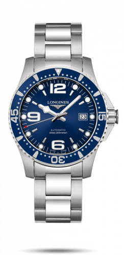 Longines HydroConquest 41 Automatic Stainless Steel / Blue / Bracelet / Tetra Pak L3.742.4.09.6