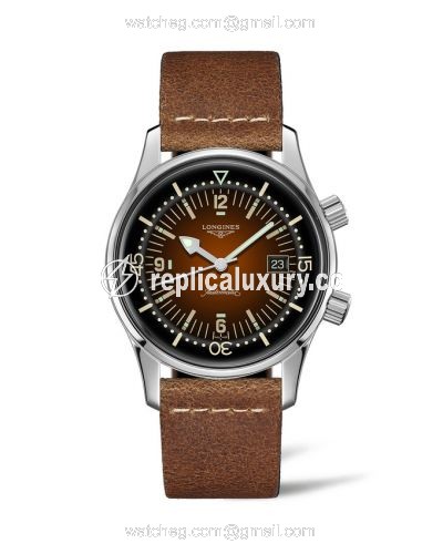 Longines Legend Diver Date Stainless Steel / Tropical L3.774.4.60.2