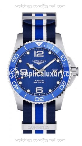 Longines HydroConquest 41 Automatic Stainless Steel / Ceramic / Spain L3.781.4.97.6