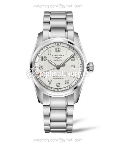 Longines Spirit Automatic 40 Silver / Bracelet L3.810.4.73.6