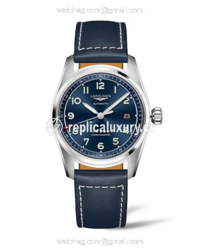 Longines Spirit Automatic 40 Blue / Strap L3.810.4.93.0