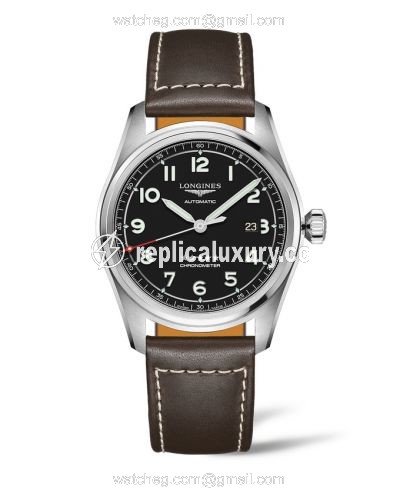 Longines Spirit Automatic 42 Black / Strap XL L3.811.4.53.3