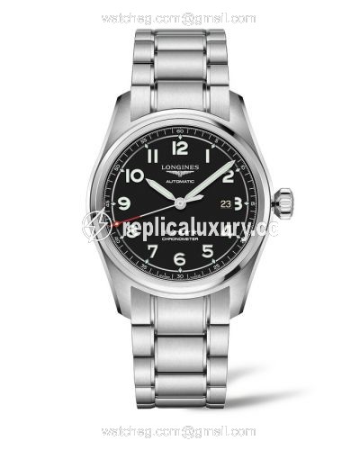 Longines Spirit Automatic 42 Black / Bracelet L3.811.4.53.6