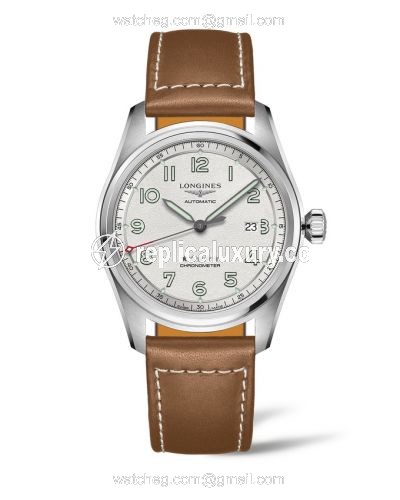 Longines Spirit Automatic 42 Silver / Strap L3.811.4.73.2