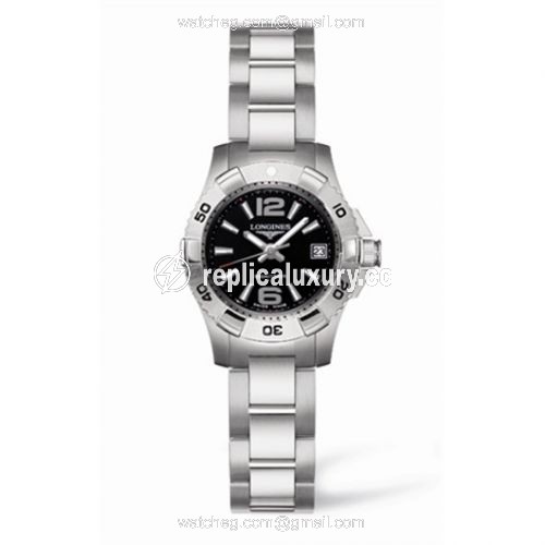 Longines Hydroconquest Quartz 25 Black L3.147.4.56.6