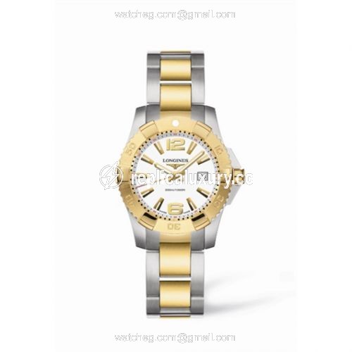 Longines Hydroconquest Quartz 29.5 Two Tone L3.247.3.16.7
