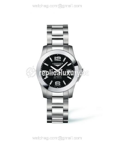 Longines Conquest 29.5 Automatic Stainless Steel Black L3.276.4.58.6