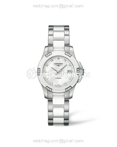 Longines Conquest Automatic 29.5 Ceramic Diamond L3.299.0.87.7