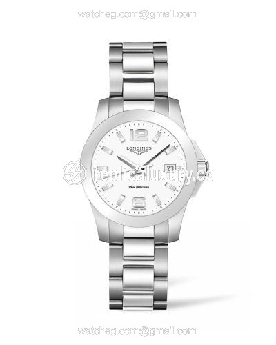 Longines Conquest Quartz 34 Stainless Steel / White L3.377.4.16.6