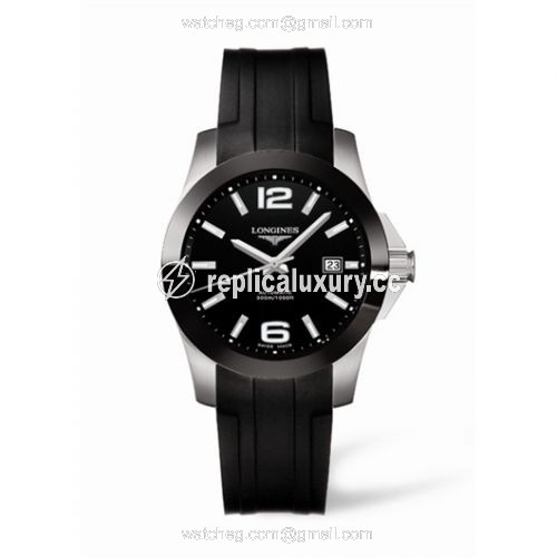 Longines Conquest Automatic 39 Ceramic L3.655.4.56.2