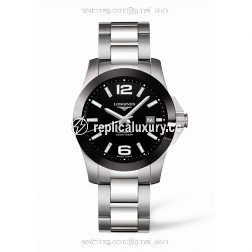 Longines Conquest Automatic 39 Ceramic L3.655.4.56.6