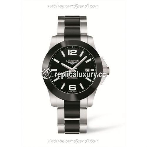 Longines Conquest 41 Automatic Ceramic L3.657.4.56.7