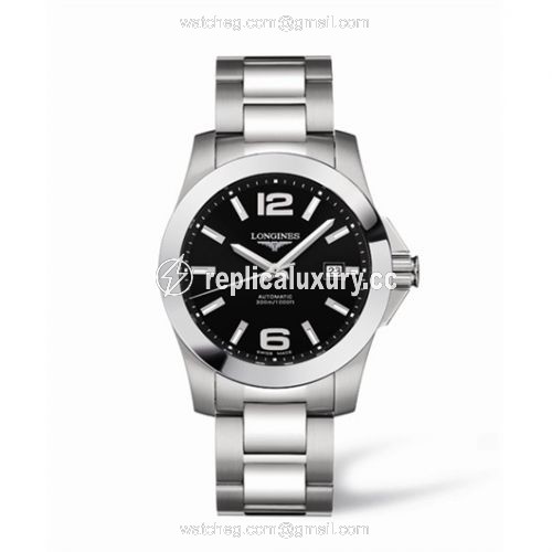 Longines Conquest Automatic 41mm Black L3.658.4.56.6