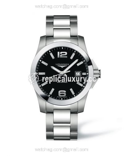 Longines Conquest Quartz 41mm Black L3.659.4.58.6