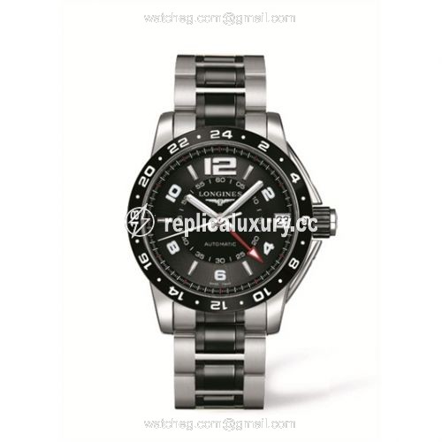 Longines Admiral GMT Ceramic L3.669.4.56.7