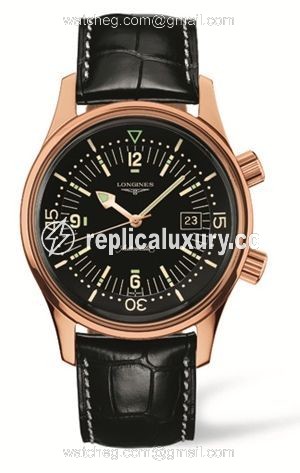 Longines Legend Diver Red Gold L3.674.8.50.0