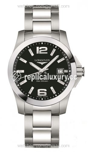 Longines Conquest 39 Automatic Black L3.676.4.58.6