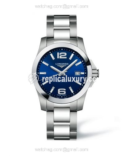 Longines Conquest 39 Automatic Blue L3.676.4.99.6