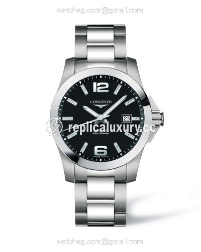 Longines Conquest Automatic 41mm Black L3.677.4.58.6