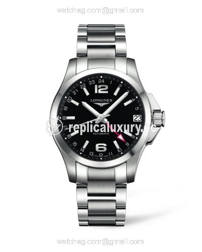 Longines Conquest 41 Automatic GMT L3.687.4.56.6