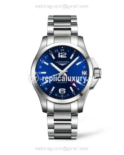 Longines Conquest 41 Automatic GMT L3.687.4.99.6