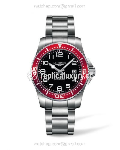 Longines Hydroconquest Automatic 39 Red L3.694.4.59.6