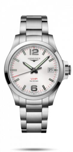 Longines Conquest V.H.P. 41 Stainless Steel / Silver / Bracelet L3.716.4.76.6