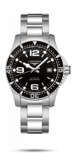 Longines HydroConquest 41 Automatic Stainless Steel / Black / Bracelet L3.742.4.56.6