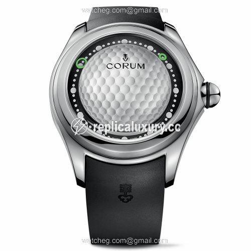 Corum Big Bubble Magical 52 Titanium / Golf Ball / Rubber L390/03640