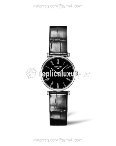 Longines La Grande Classique Quartz 24 Stainless Steel / Black - Roman L4.209.4.51.2