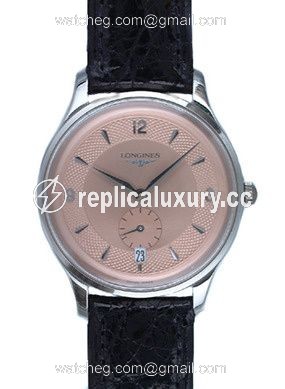 Longines Heritage Prestige Stainless Steel / Pink L4.685.4.96.2