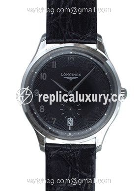 Longines Heritage Prestige White Gold / Black L4.685.6.56.2