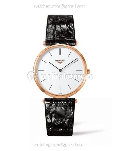 Longines La Grandes Classique Quartz 36 PVD Rose / White / Bracelet L4.755.1.92.2