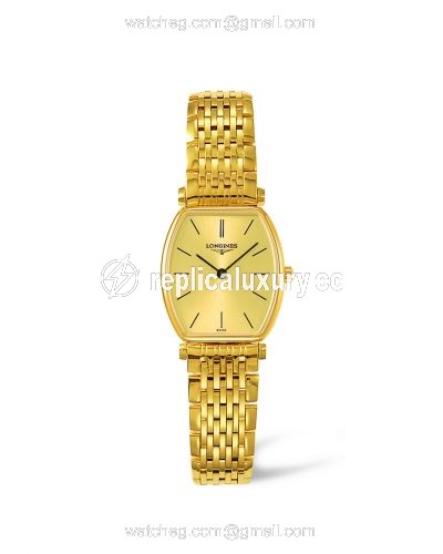 Longines La Grande Classique Tonneau 22 Yellow L4.205.2.32.8