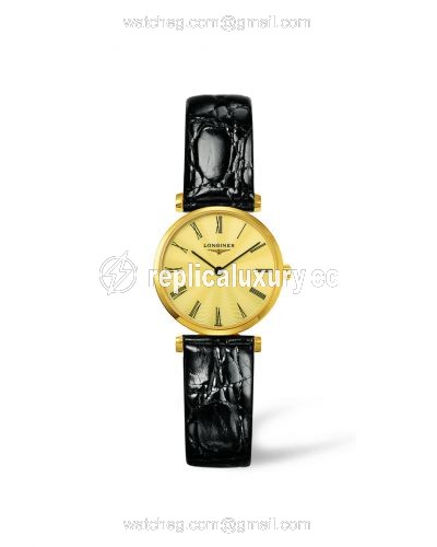Longines La Grande Classique Quartz 24 Yellow Roman Leather L4.209.2.41.2