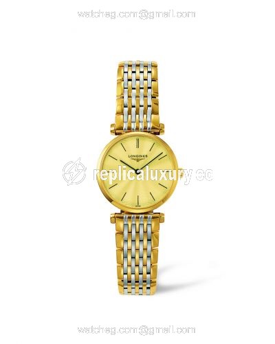 Longines La Grande Classique Quartz 24 Two Tone Gold Stick L4.209.2.42.7