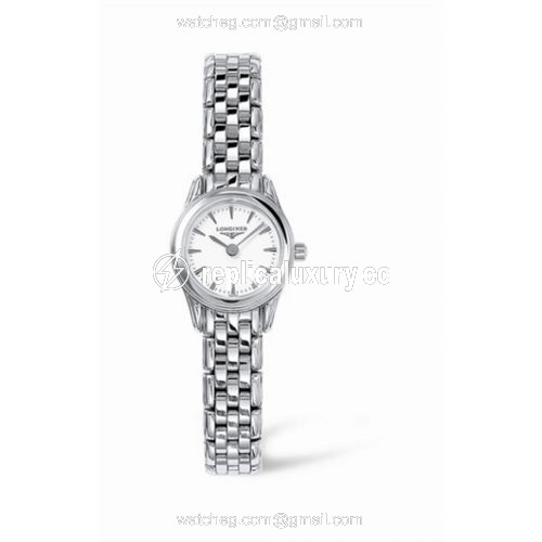 Longines Flagship 20 Quartz Stainless Steel White L4.215.4.12.6