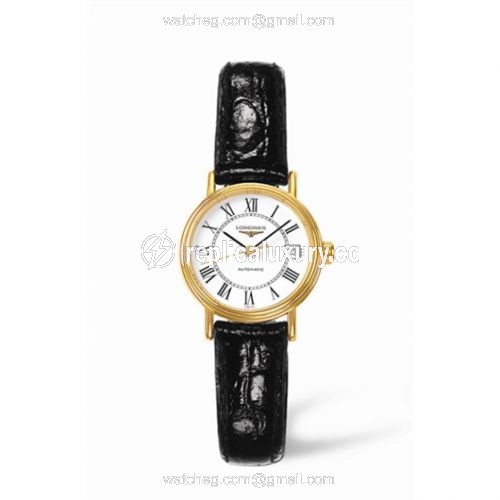 Longines Presence 25.5 Automatic Yellow Roman L4.221.2.11.2