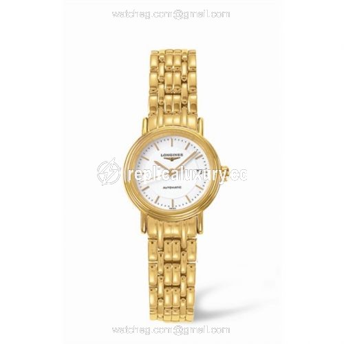Longines Presence 25.5 Automatic Yellow Stick Bracelet L4.221.2.18.8