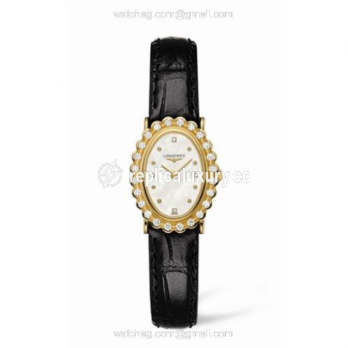 Longines Prestige Gold Oval 21.3 L4.224.7.88.2
