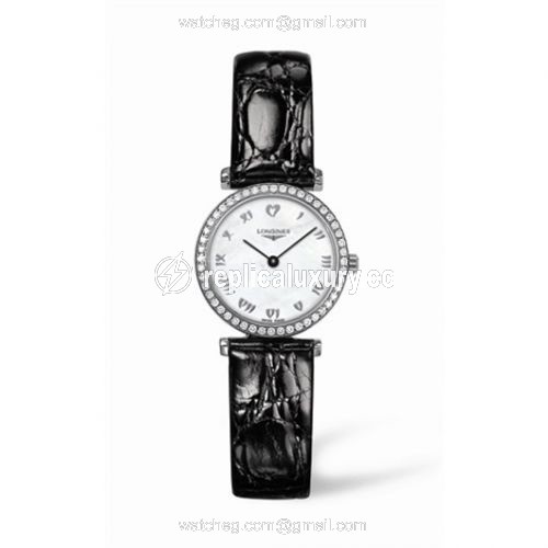 Longines La Grande Classique Quartz 24 Diamond Bezel L4.241.0.09.2