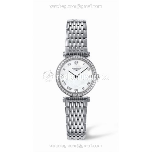 Longines La Grande Classique Quartz 24 Diamond Bezel L4.241.0.09.6