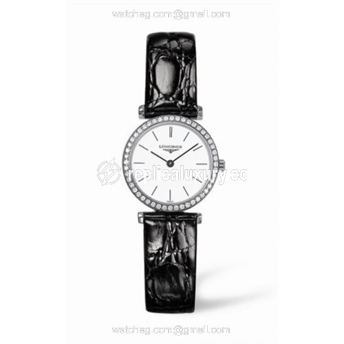 Longines La Grande Classique Quartz 24 Diamond Bezel L4.241.0.12.2