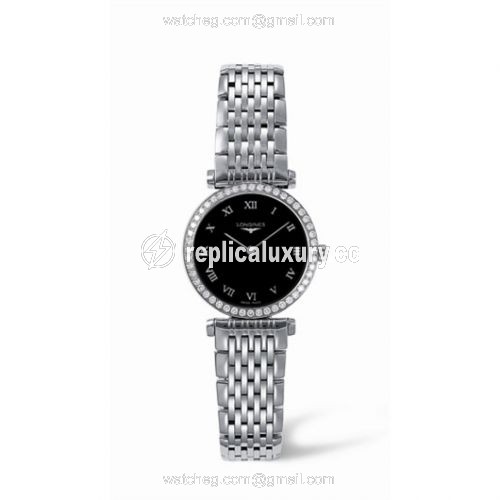 Longines La Grande Classique Quartz 24 Diamond Bezel L4.241.0.51.6