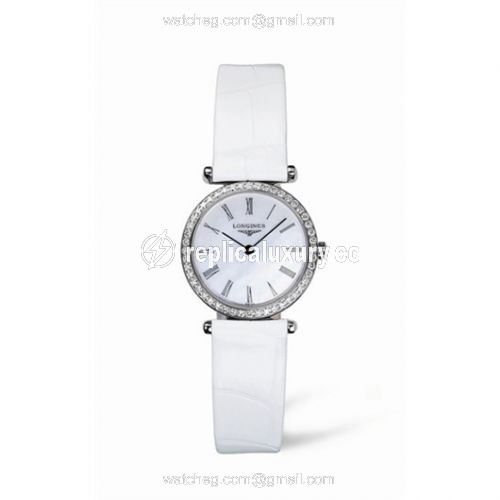 Longines La Grande Classique Quartz 24 Diamond Bezel L4.241.0.85.2