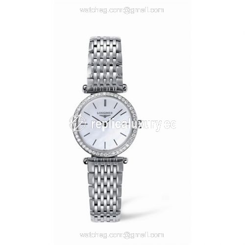 Longines La Grande Classique Quartz 24 Diamond Bezel L4.241.0.86.6