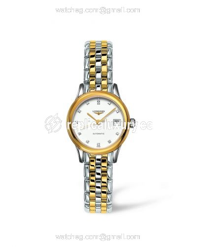 Longines Flagship 26 Automatic Two Tone White Diamond L4.274.3.27.7