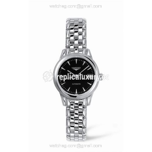 Longines Flagship 26 Automatic Stainless Steel Black L4.274.4.52.6